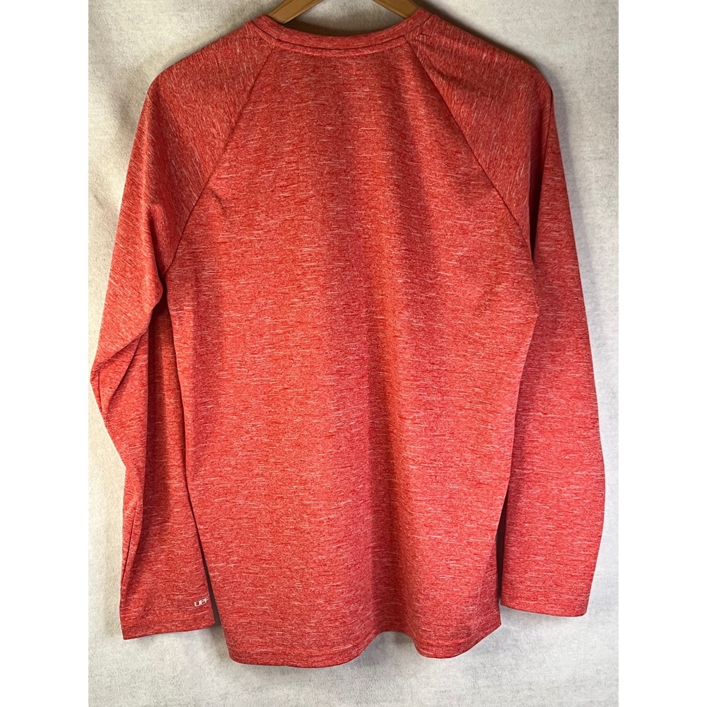 Nike men's Hydroguard red heathered long sleeve swim t-shirt dri-FIT tech M - Picture 7 of 8